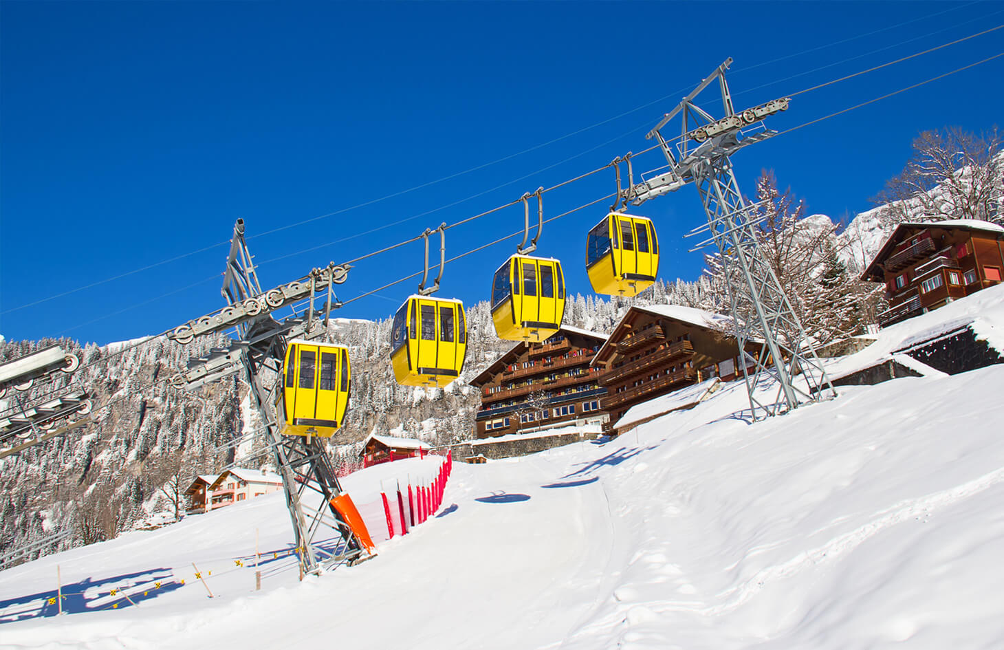 Nettoyage d'infrastructures dans des stations de ski
